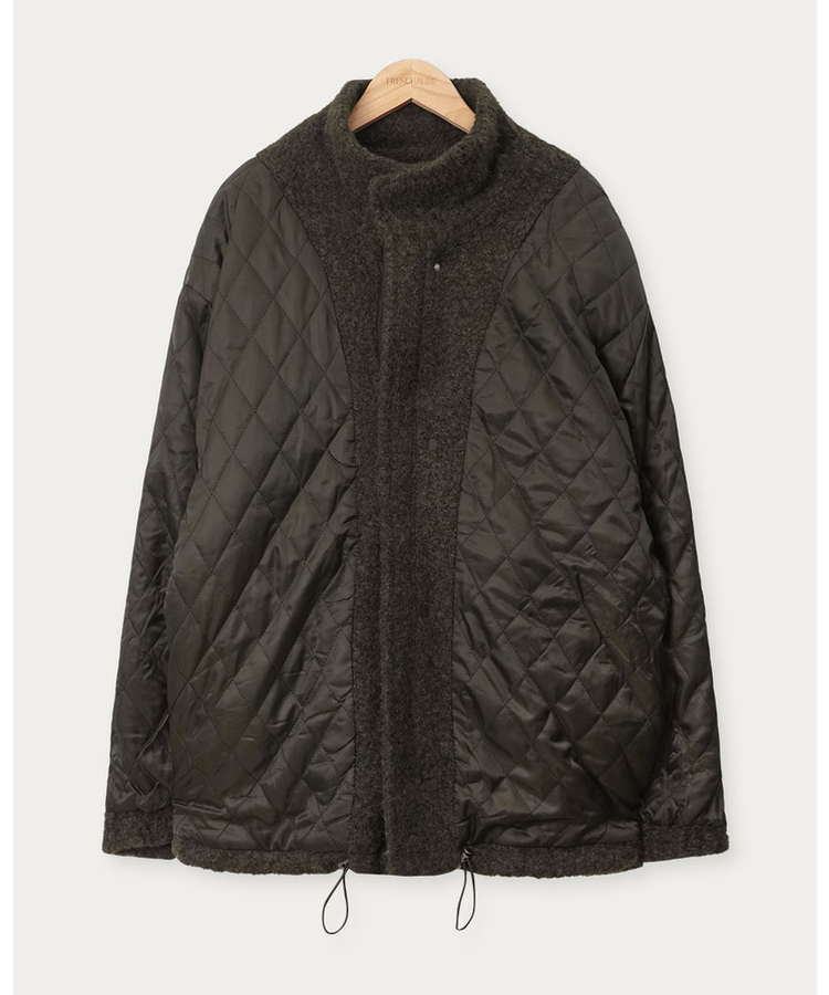 オーバーフィットハイネックハーフコート