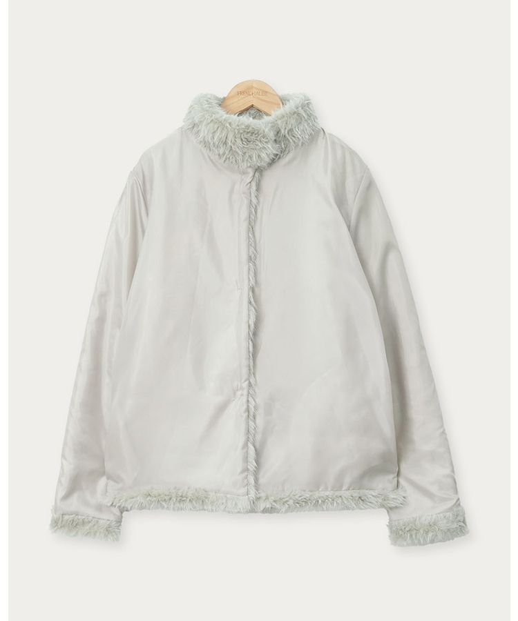 ハイネックムスタンボアジャケット