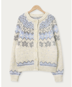 ウールノルディックニットカーディガン