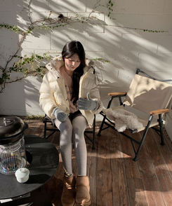 フードクロップショートダウン IVORY