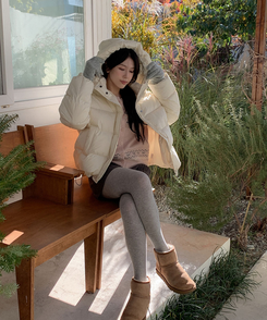 フードクロップショートダウン IVORY