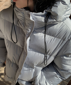 フードクロップショートダウン LIGHT BLUE