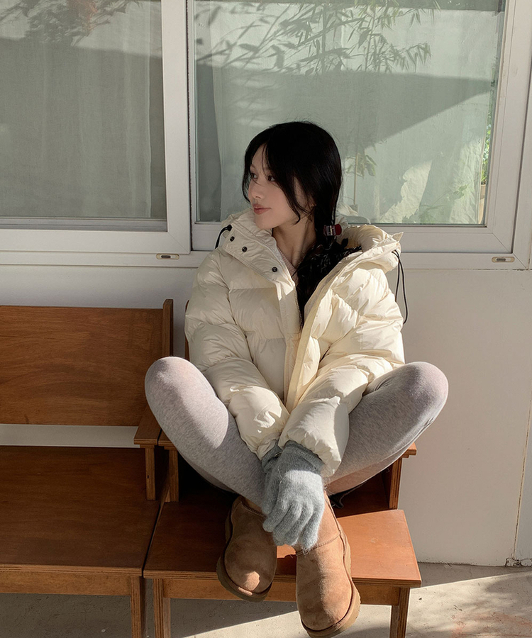 フードクロップショートダウン IVORY