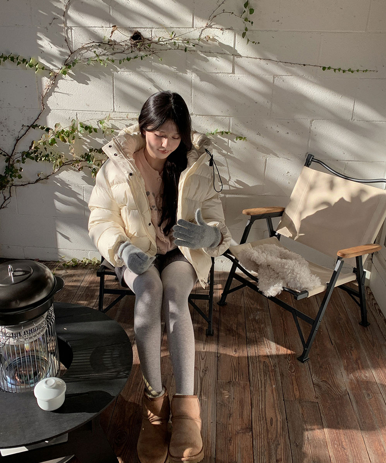 フードクロップショートダウン IVORY