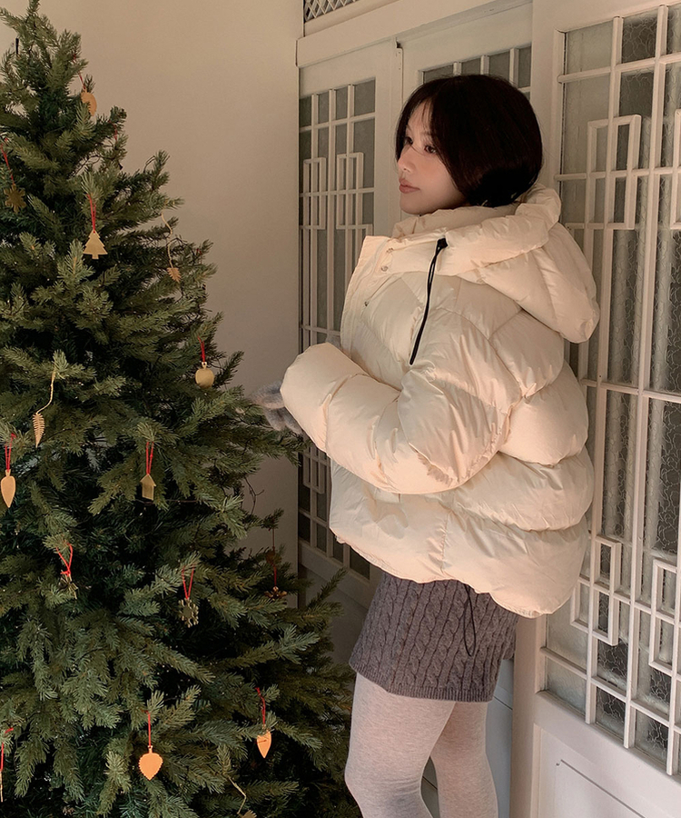 フードクロップショートダウン IVORY