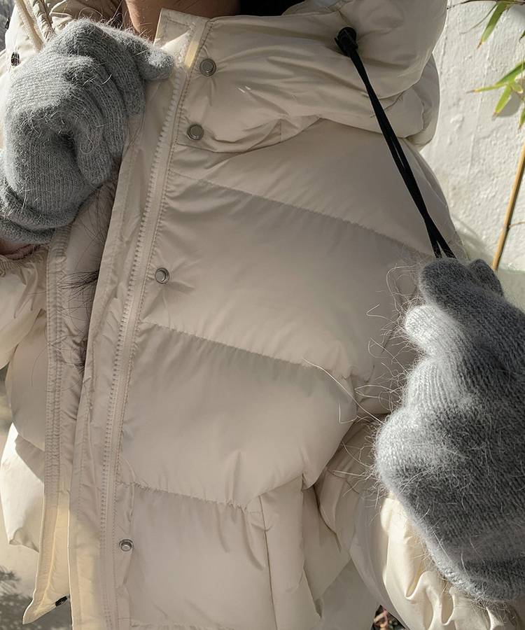 フードクロップショートダウン IVORY