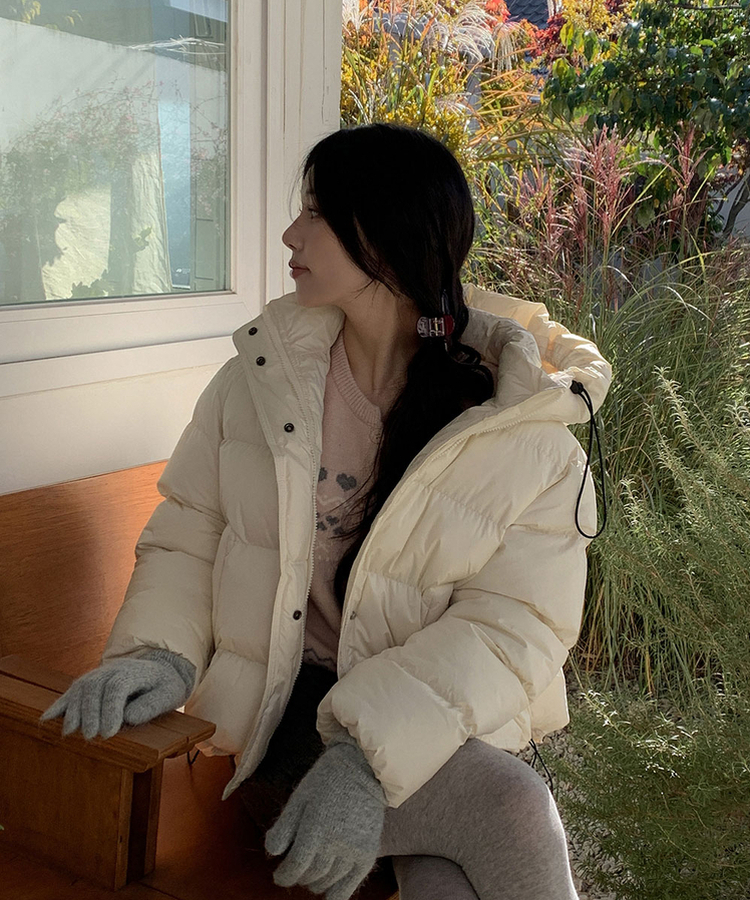 フードクロップショートダウン IVORY