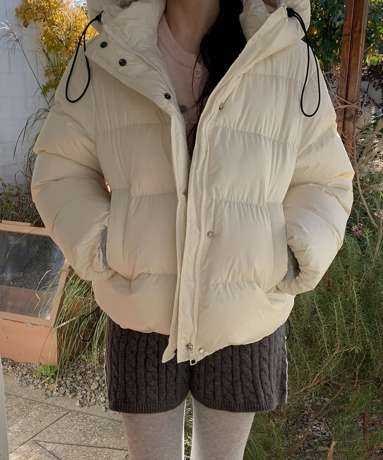 フードクロップショートダウン IVORY