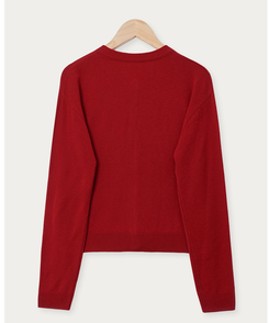 ラウンドニットカーディガン(6color)