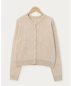 ラウンドニットカーディガン(6color)