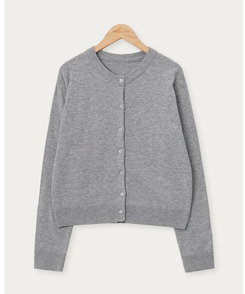 ラウンドニットカーディガン(6color)