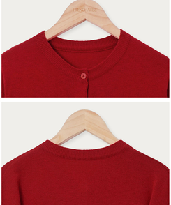 ラウンドニットカーディガン(6color)