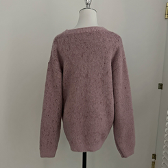 ハートレタリングブラシアンゴラニット(5color)