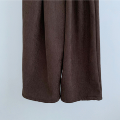 【丈別】【起毛】コーデュロイダブルピンタックトレーニングパンツ(6color)