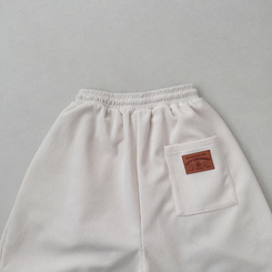 【丈別】【起毛】コーデュロイダブルピンタックトレーニングパンツ(6color)