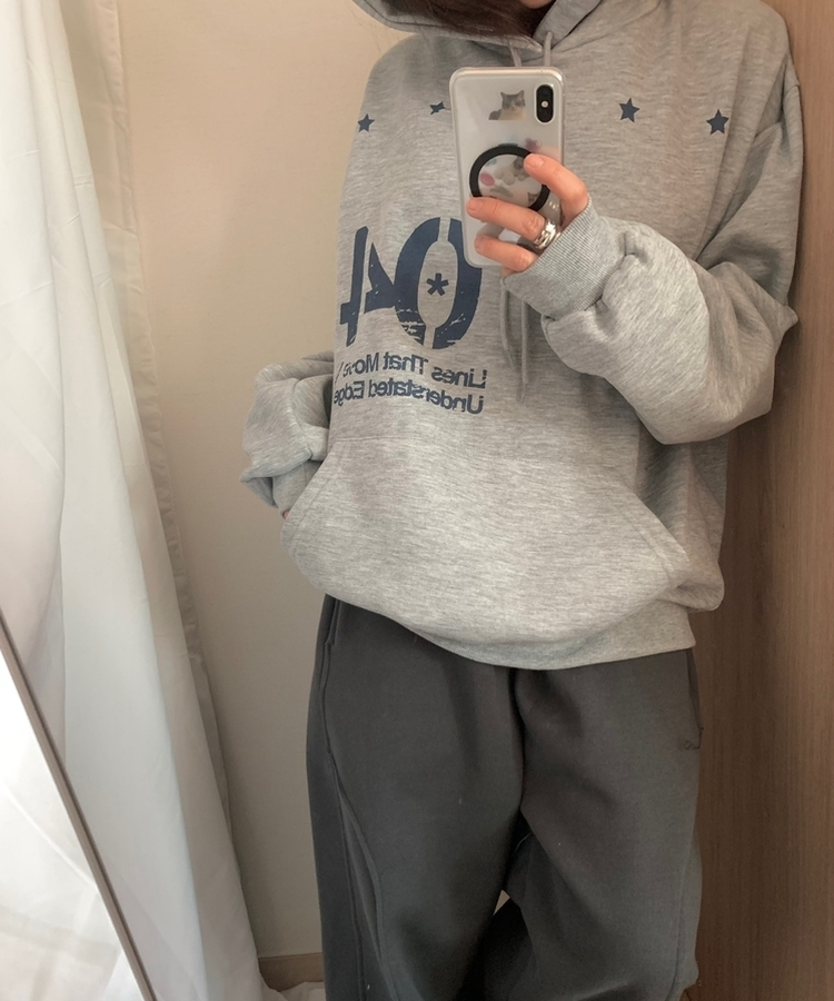 レタリング04ポケットフード MELANGE