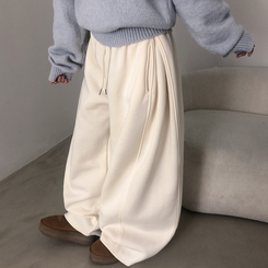 バックドットハート刺繍トレーニングパンツ(5color) IVORY