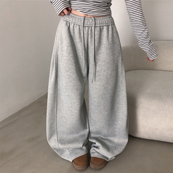 バックドットハート刺繍トレーニングパンツ(5color) GREY