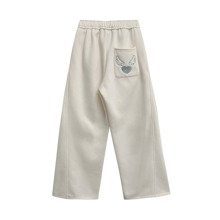 バックドットハート刺繍トレーニングパンツ(5color)