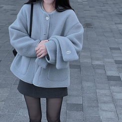 【ベルト付き】【ベルト付き】ベーシックハイウエスミニスカート(6color) CHARCOAL