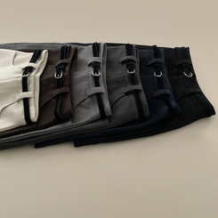 【ベルト付き】【ベルト付き】ベーシックハイウエスミニスカート(6color)