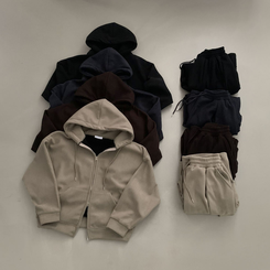 【SET】【起毛】コーデュロイトレーニングセットアップ