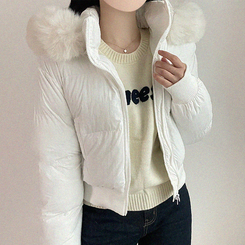 モコモコウインターダウンジャンパー WHITE