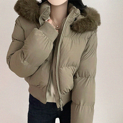 モコモコウインターダウンジャンパー BEIGE