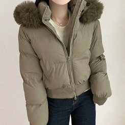 モコモコウインターダウンジャンパー BEIGE