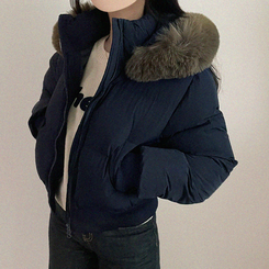 モコモコウインターダウンジャンパー NAVY