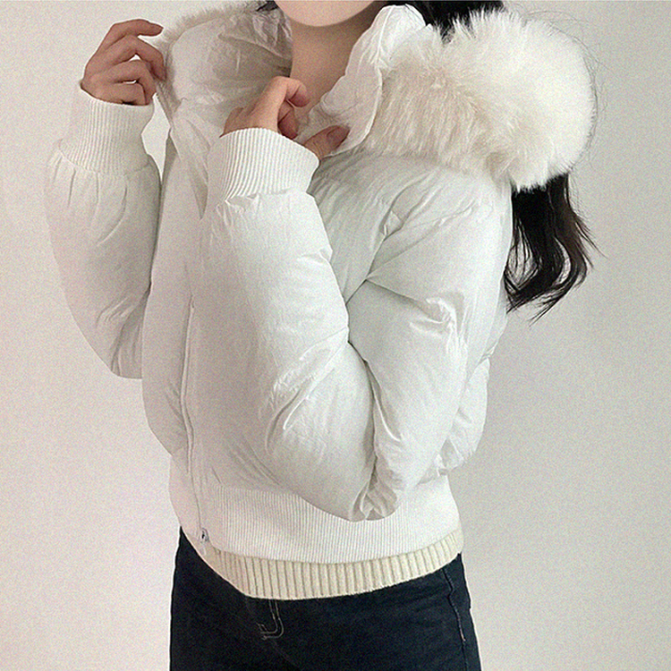 モコモコウインターダウンジャンパー WHITE