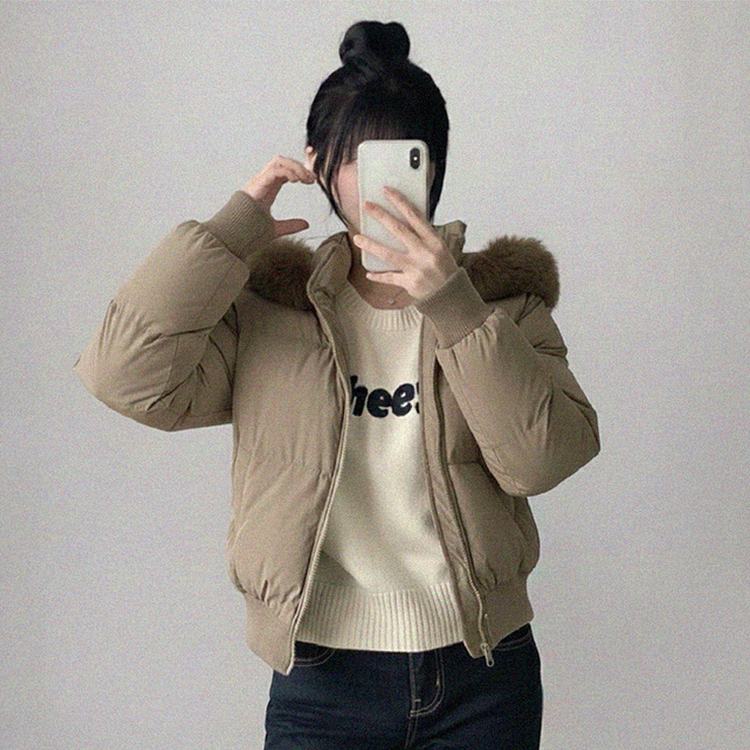 モコモコウインターダウンジャンパー BEIGE