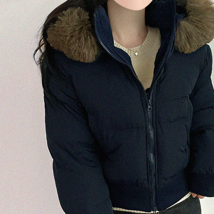 モコモコウインターダウンジャンパー NAVY