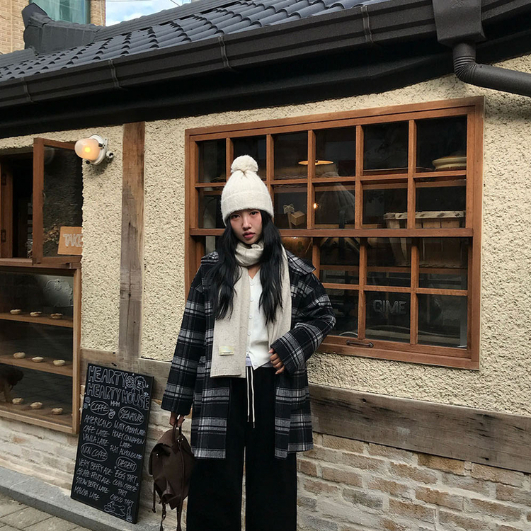 スティーブンウールマフラー(5color) IVORY