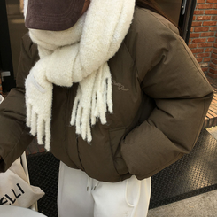 ラグランショートダウン BROWN