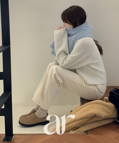 (MADE / 発熱裏起毛 / S〜L / ちょうどいいシルエット)   Day Jeans No.72 ベロアコットン セミワイドパンツ   CREAM