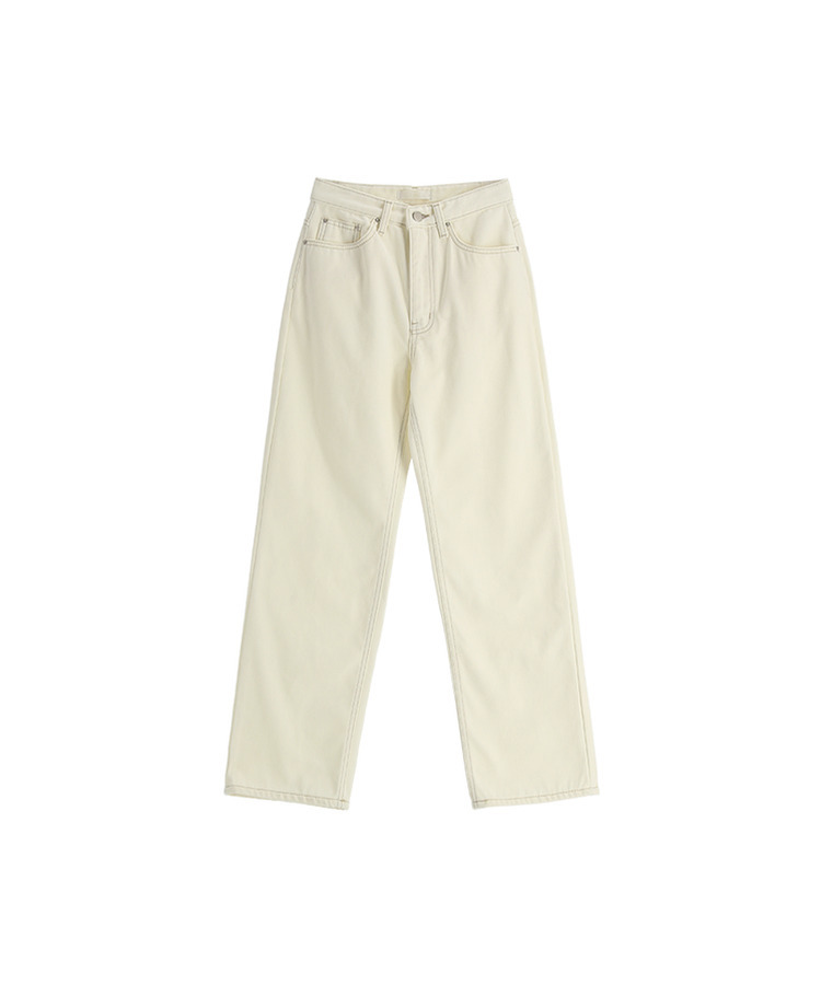 (MADE / 発熱裏起毛 / S〜L / ちょうどいいシルエット)   Day Jeans No.72 ベロアコットン セミワイドパンツ