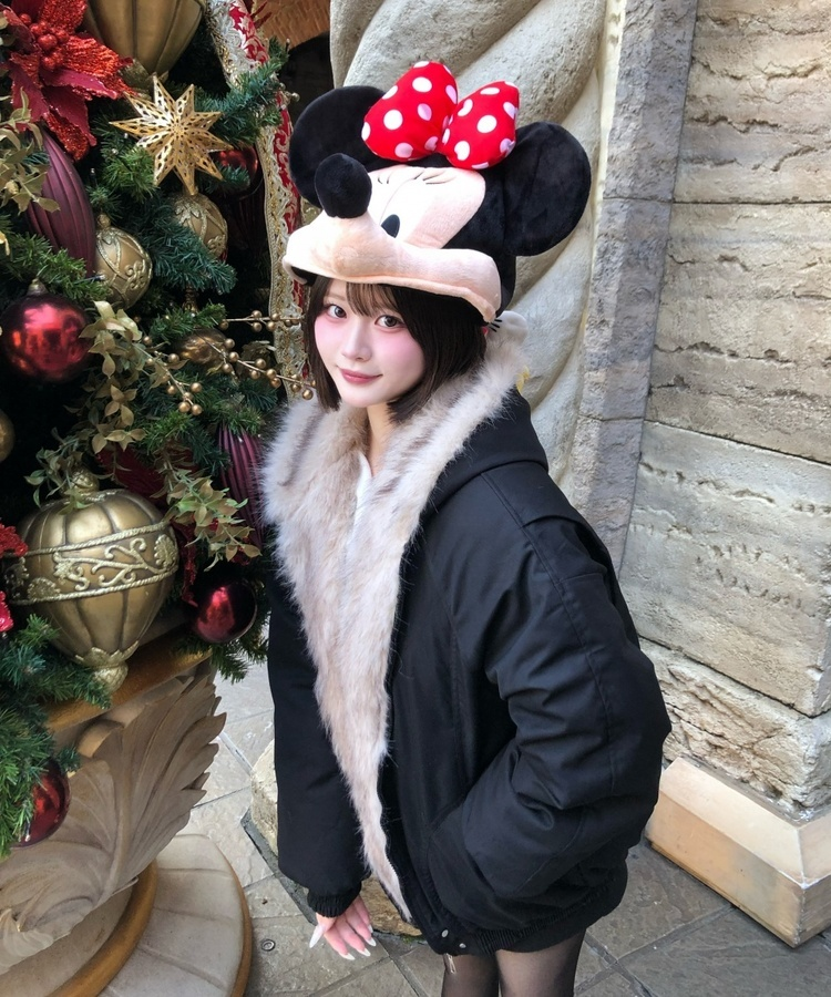 후드 퍼 누빔 패딩 점퍼 안감기모 블랙