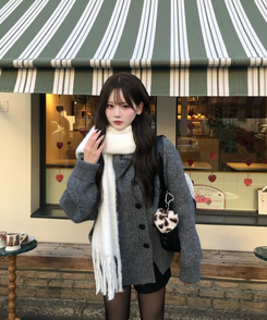 데일리 베이직 머플러 아이보리