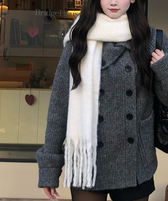 데일리 베이직 머플러 아이보리