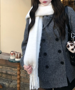 데일리 베이직 머플러 아이보리