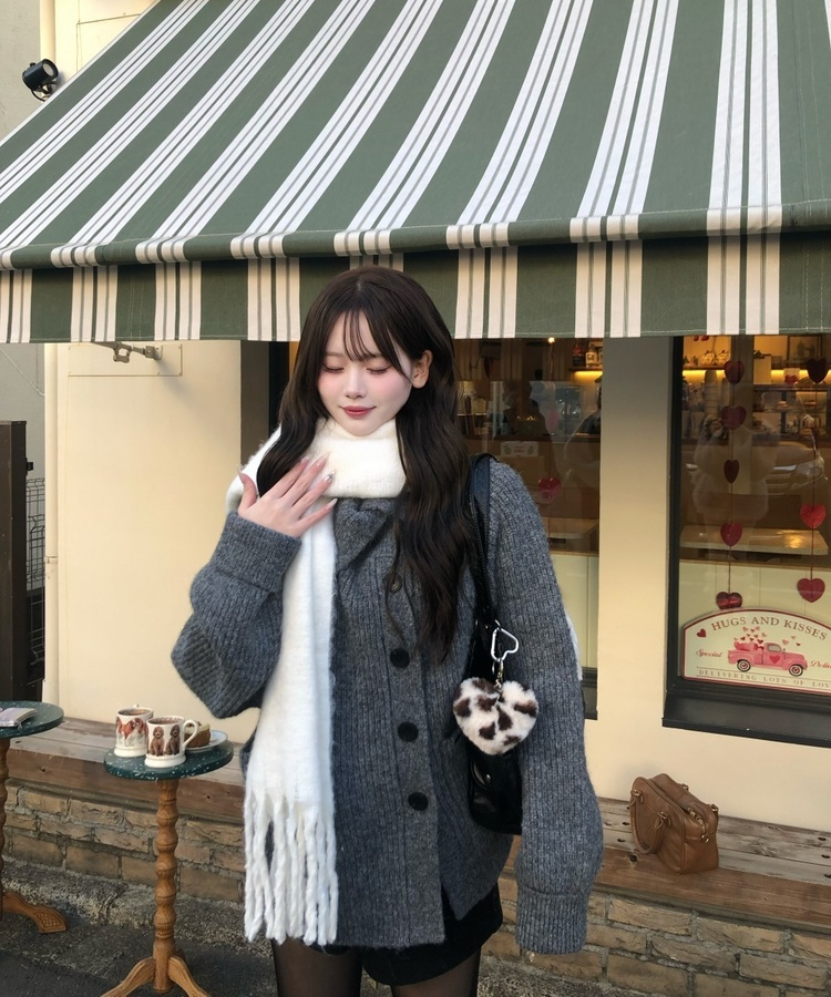 데일리 베이직 머플러 아이보리