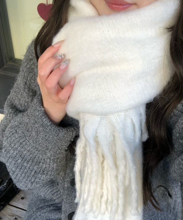 데일리 베이직 머플러 아이보리