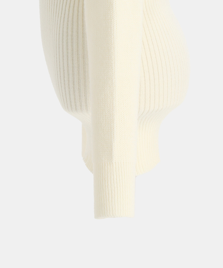 オフショルダーボタンワンピース