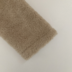 ハイネックウールボアハーフダンブルコート