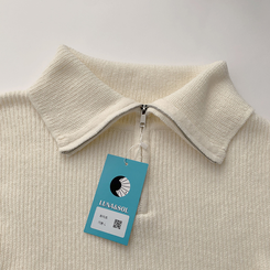 ビッグカラーアノラックワッぺンニット(6color)