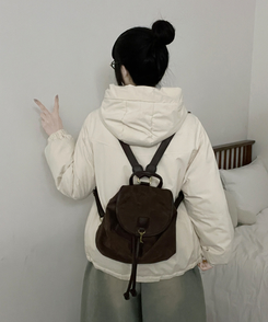 ハイネックダブルフードダウンジャンパー IVORY