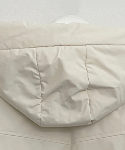 ハイネックダブルフードダウンジャンパー