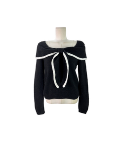 ハートセーラーネックオフニット