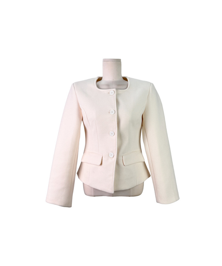 シングルボタン肩パッドジャケット